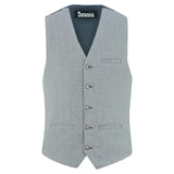 Men Herringbone Wool Blend Tweed Vest Premium Grey Waistcoat Suit Vest V Neck Slim Fit Waistcoat/USA