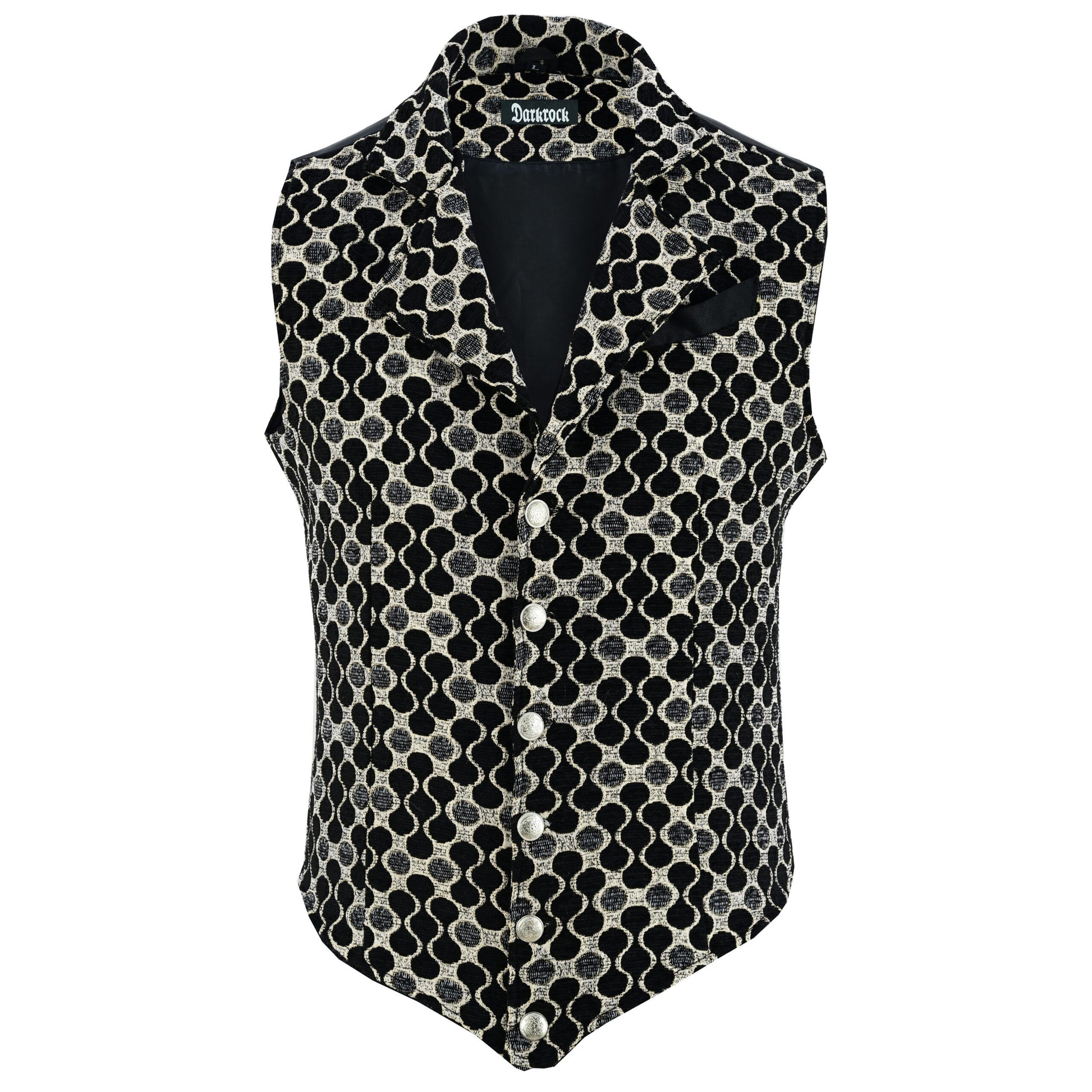 Handmade Gold Men's Victorian Suit Gentleman Vest Steampunk Gothic Waistcoat/Usa