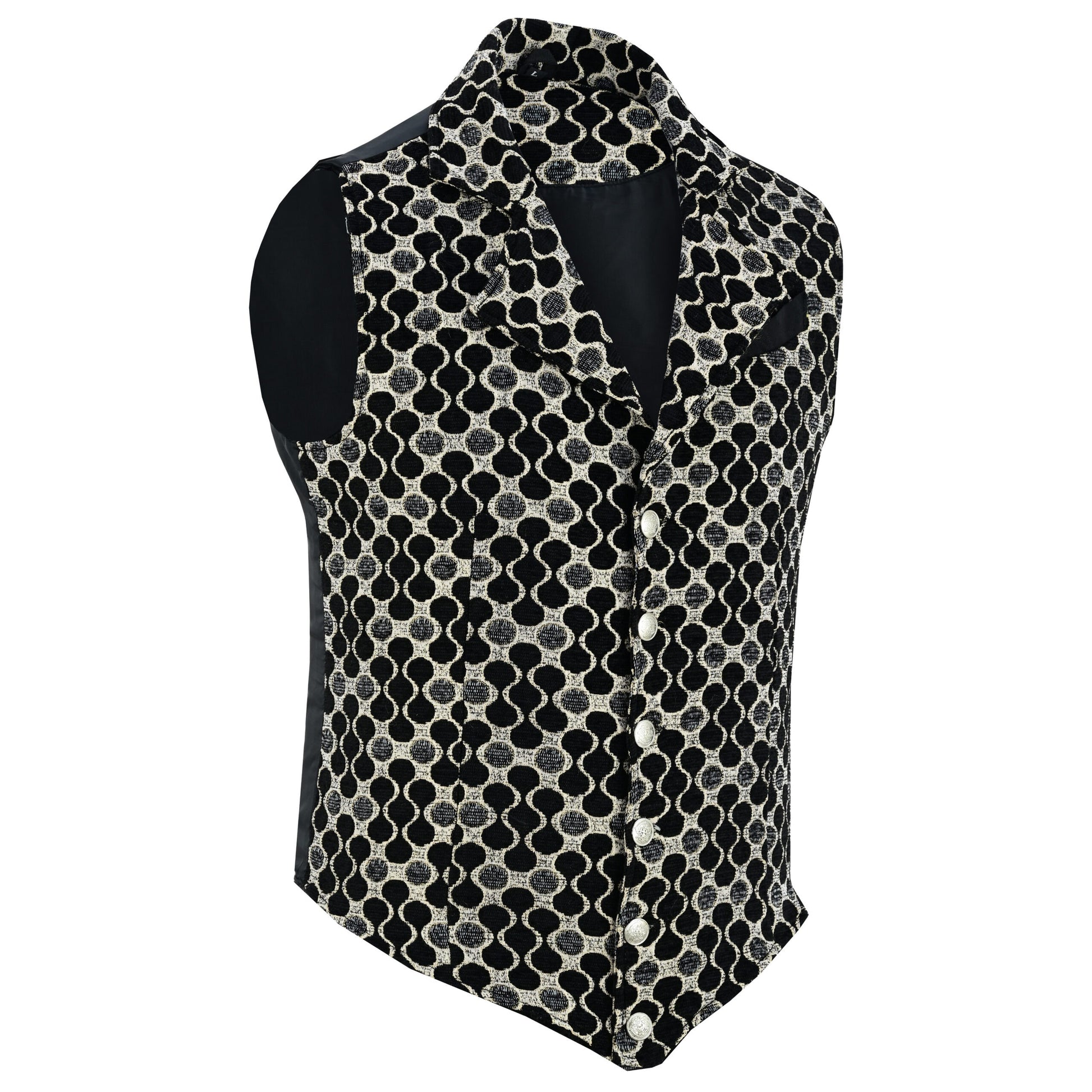 Handmade Gold Men's Victorian Suit Gentleman Vest Steampunk Gothic Waistcoat/Usa