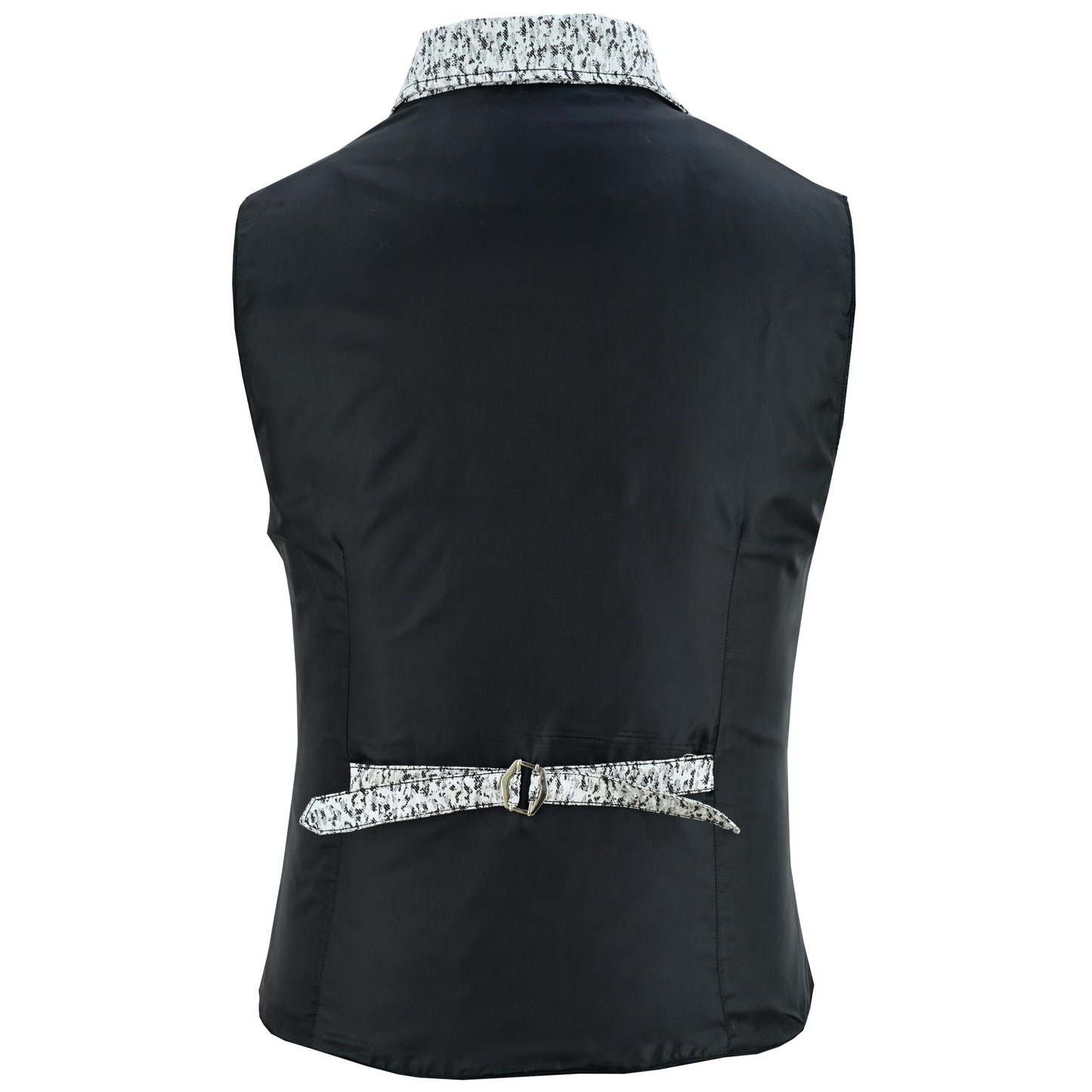 Handmade White Men's Victorian Suit Gentleman Vest Steampunk Gothic Waistcoat/Usa