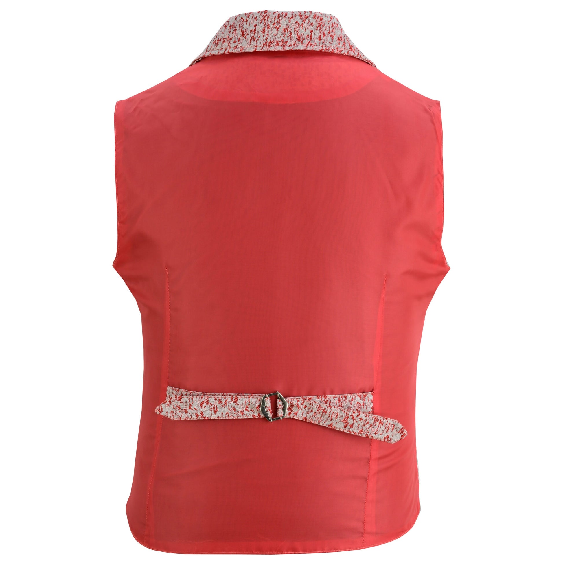 Handmade Orange Men's Victorian Suit Gentleman Vest Steampunk Gothic Waistcoat/Usa