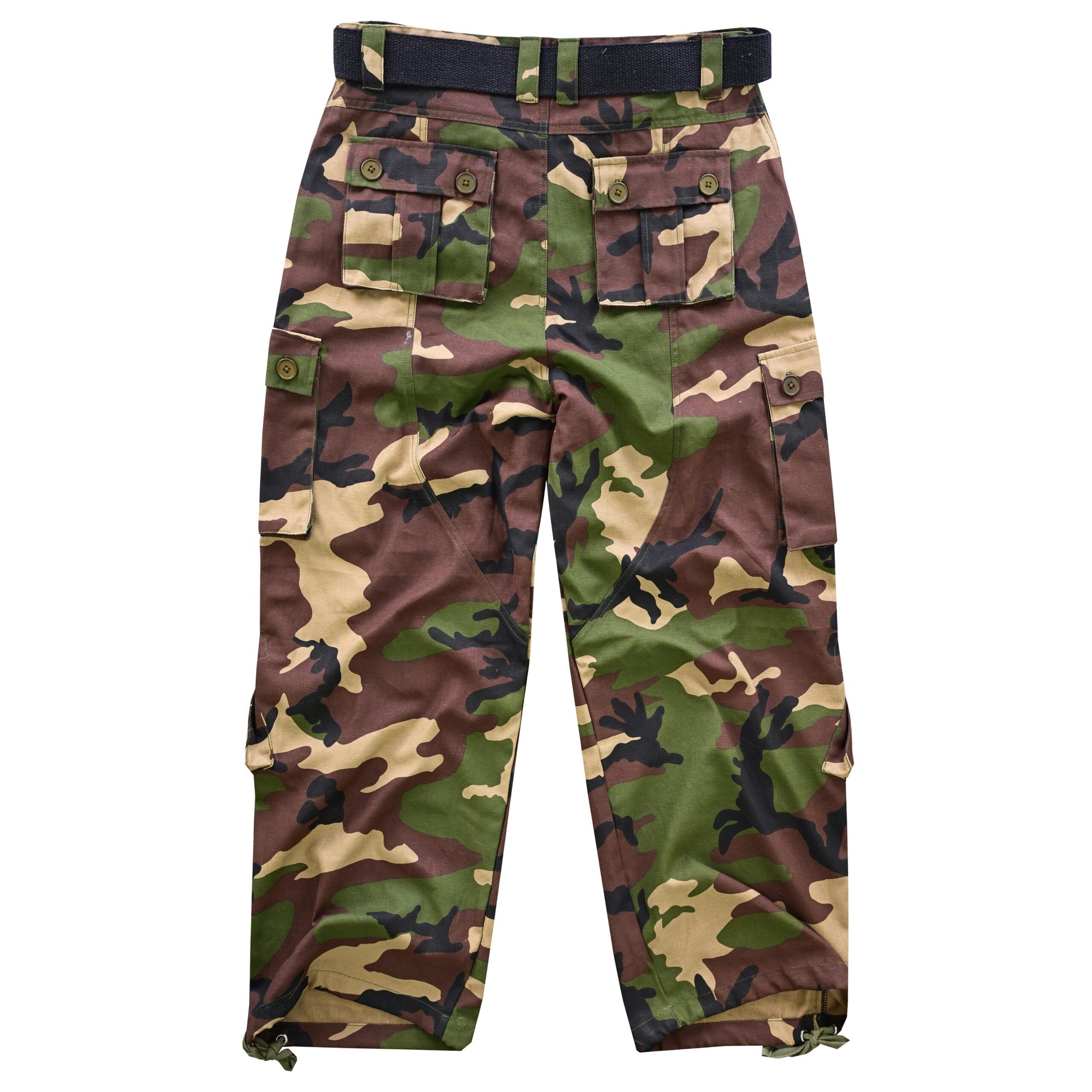 AKARMY Men's Cotton Casual Military Army Camo Combat Work Cargo Pants with 8 Pockets