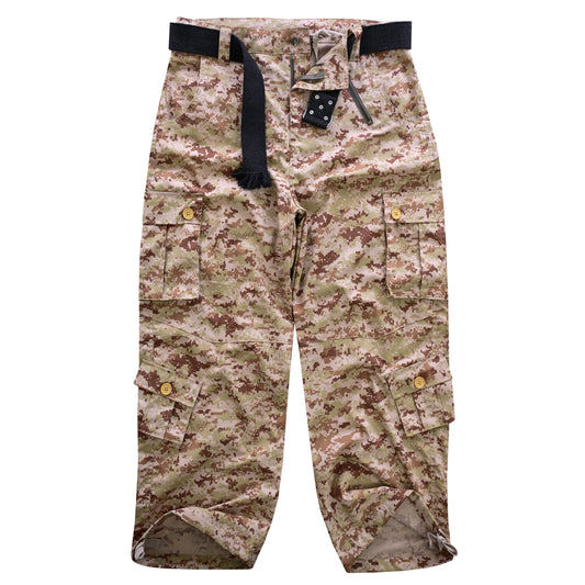 AKARMY Men's Cotton Casual Military Army Camo Combat Work Cargo Pants with 8 Pockets