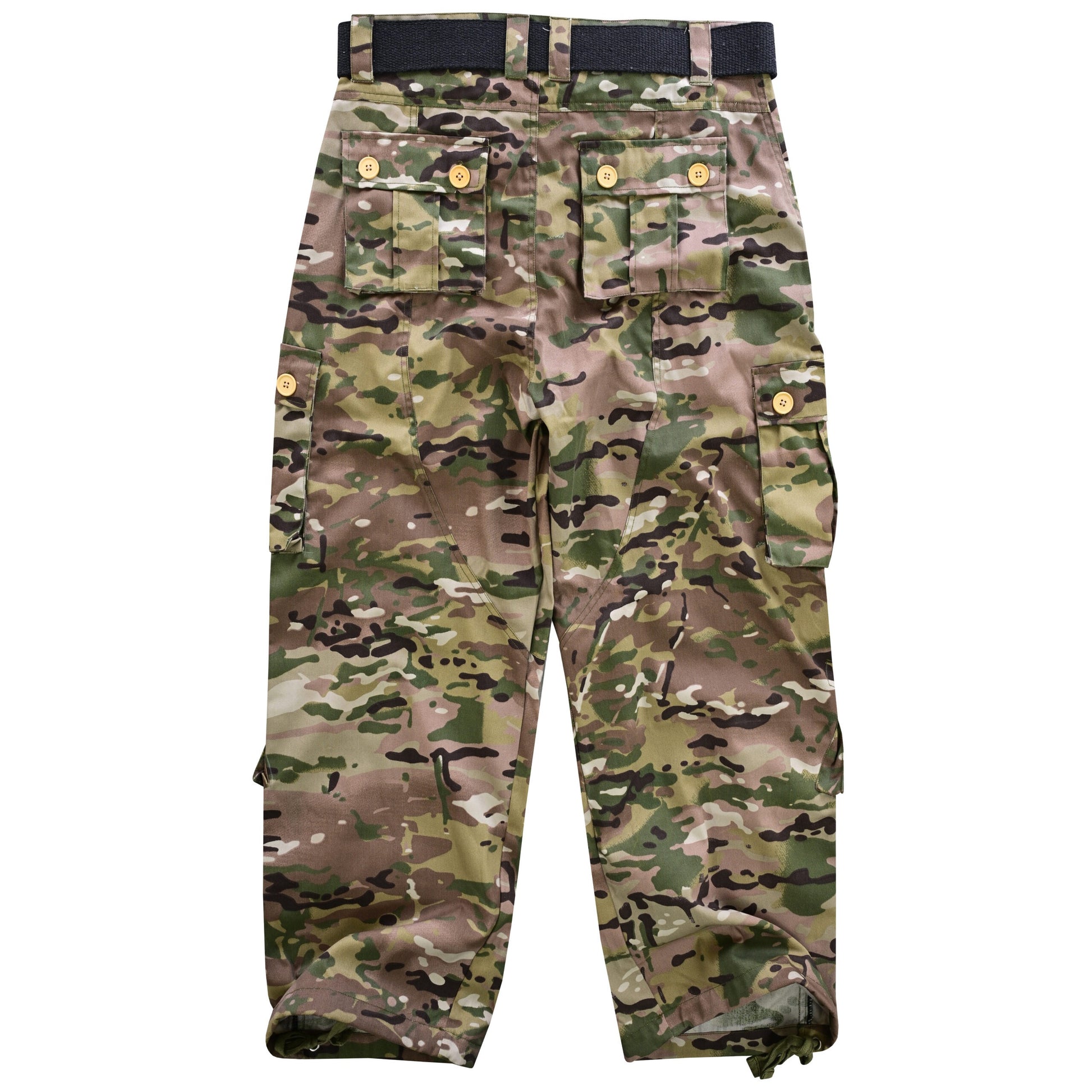 AKARMY Men's Cotton Casual Military Army Camo Combat Work Cargo Pants with 8 Pockets