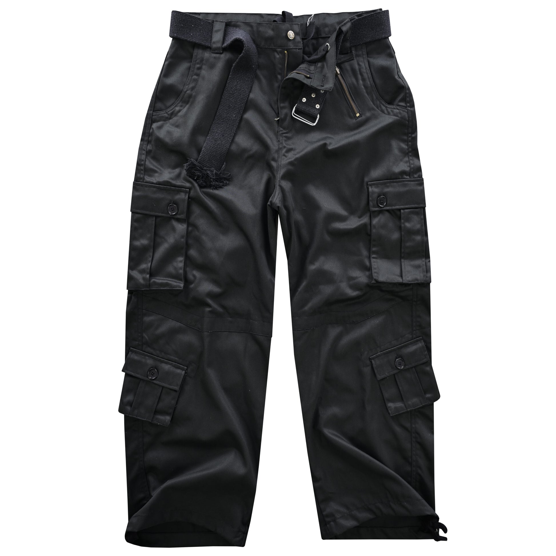 AKARMY Men's Cotton Casual Military Army Camo Combat Work Cargo Pants with 8 Pockets