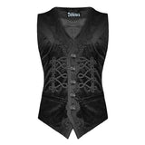 Men’s Herringbone Wool Blend Tweed Vest Premium Black Waistcoat Suit Vest V Neck Slim Fit Waistcoat Usa