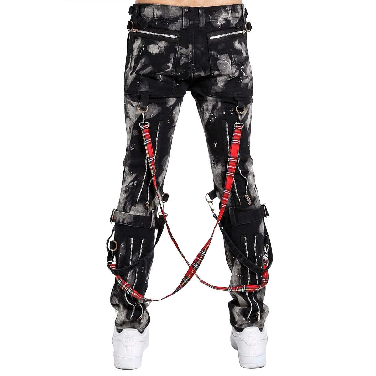 Prime Quality Handmade Men Gothic Bondage Day Walker Pant Alternative Punk Rock Bleach Emo Pants USA