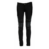 GOTHIC BONDAGE JEANS HEAVY WEIGHT ZIPPER PUNK ROCK GOTH TROUSER PANTS