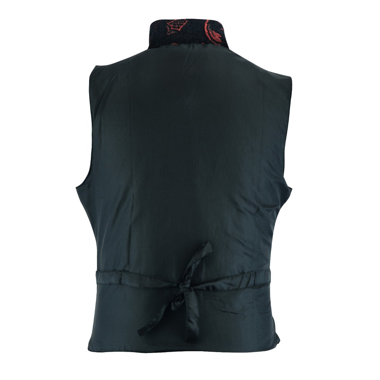 Men's Victorian Gentleman's Aristocrat Vest Tapestry/Stylish Casual Vest Red/Black