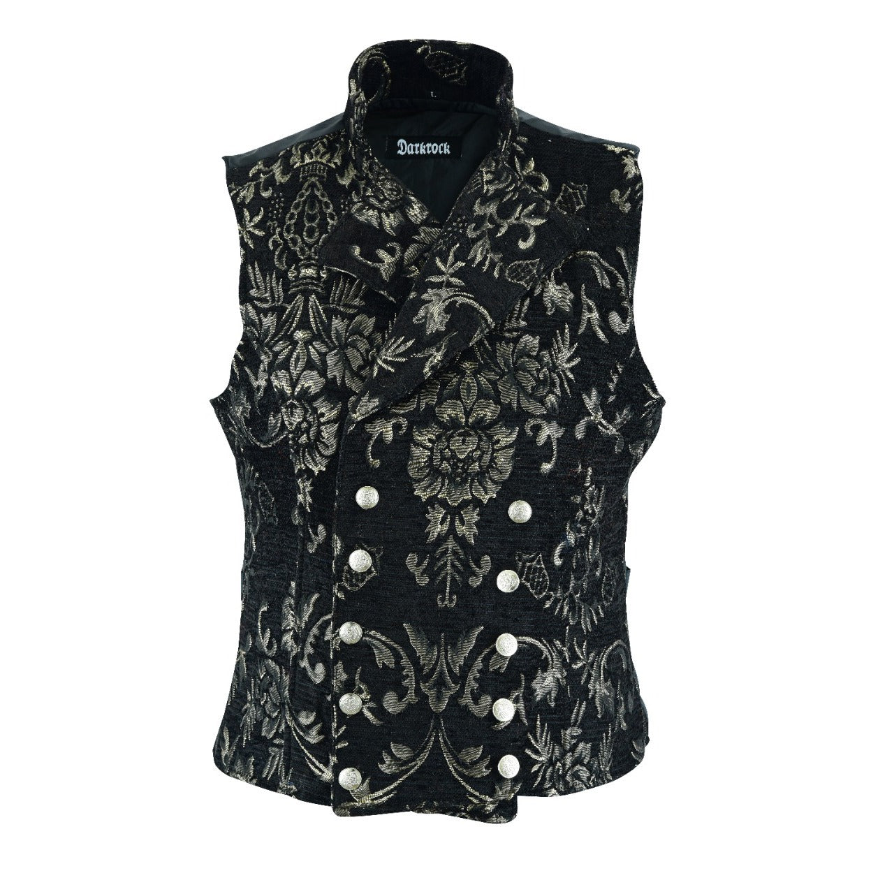 Men's Victorian Gentleman's Aristocrat Vest Tapestry/Stylish Casual Vest Black