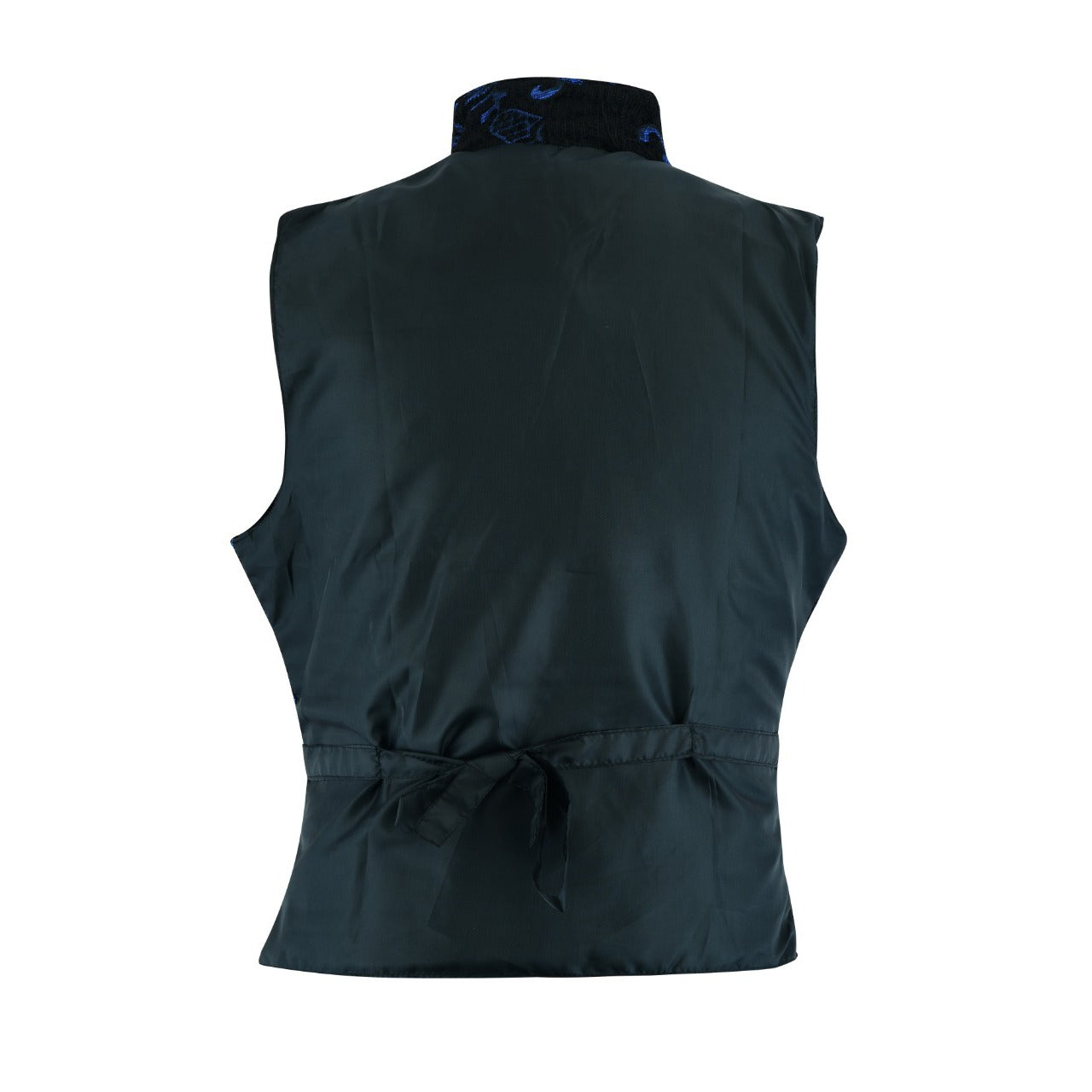 Men's Victorian Gentleman's Aristocrat Vest Tapestry/Stylish Casual Vest Blue/Black