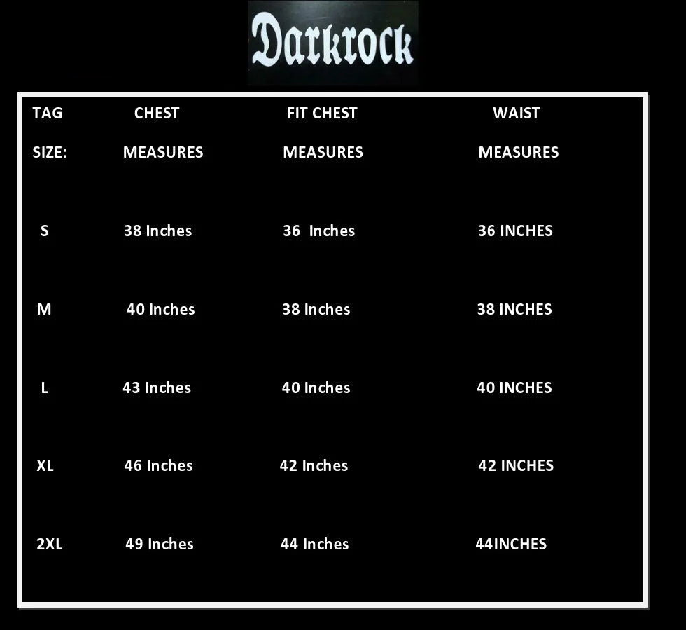 Gothic Mens Dark Gothic Zip Up Tank Top Vest