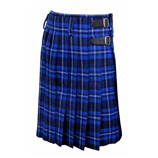 Men's 6 Yard's Scottish Traditional Kilt Blue Tartan Highland Kilt /Tartans