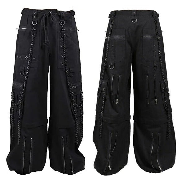 Gothic Bondage Rocker Men Pant Alternative Punk Rock Emo Trouser Pant Shorts/USA