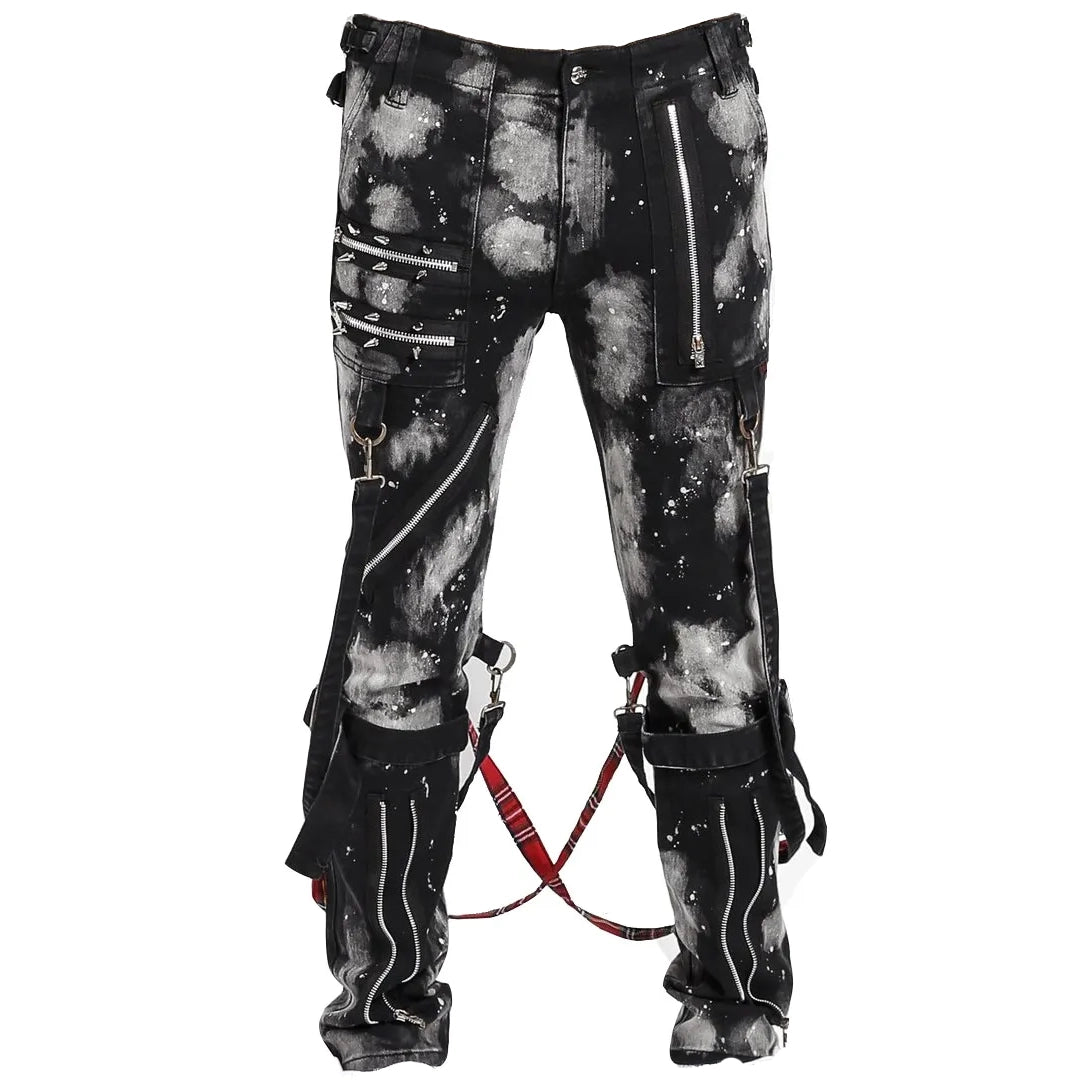 Prime Quality Handmade Men Gothic Bondage Day Walker Pant Alternative Punk Rock Bleach Emo Pants/USA