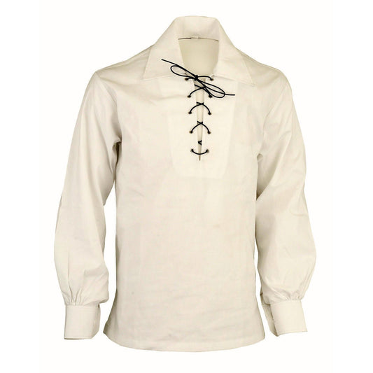 Scottish Ghillie Kilt Shirt In Choice Of Colors Jacobite Jacobean