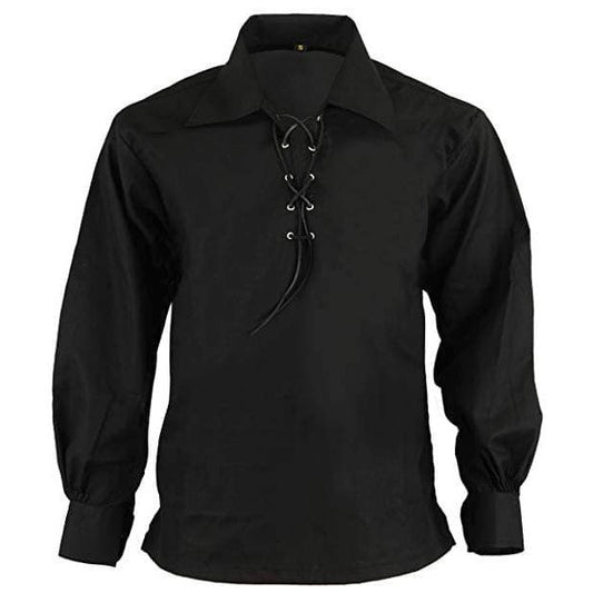 Scottish GHILLIE KILT SHIRT in Choice of Colors Jacobite Jacobean