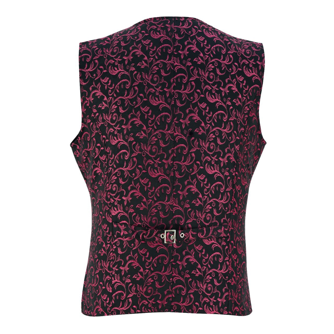 Premium Men's Designer Stylish Casual Brocade Maroon Vest /USA Sizes