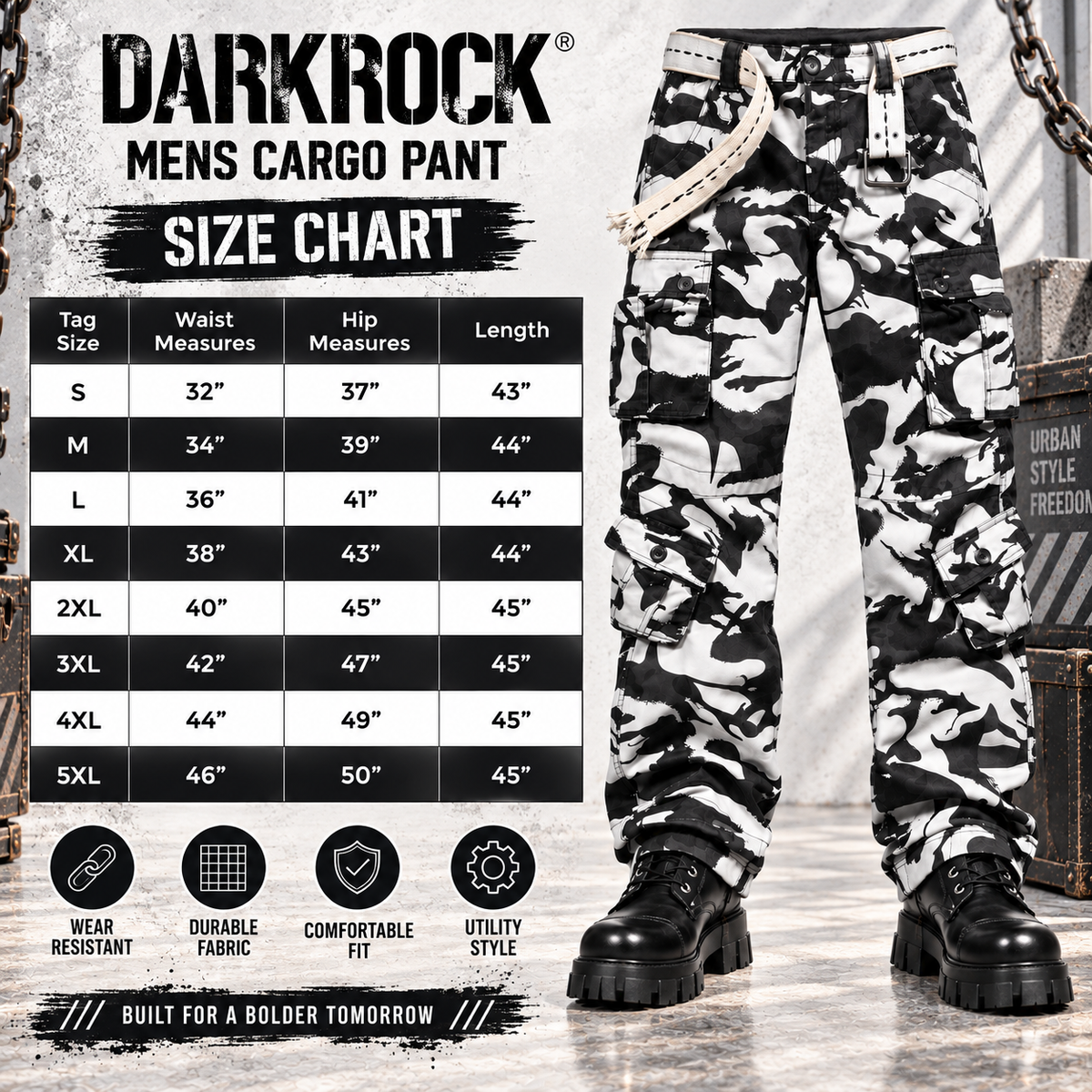 Men's Cotton Casual Military Army Camo Combat Work Cargo Pants with 8 Pockets