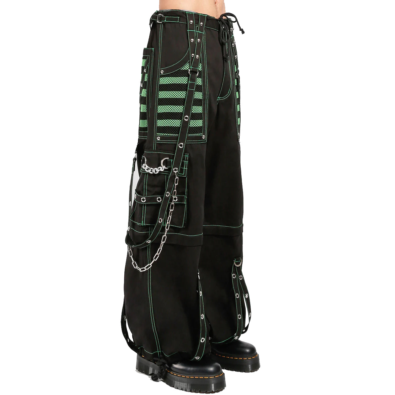 Extreme Bondage Skater Gothic Punk Rocker Cyber Goth Steampunk Biker Pants