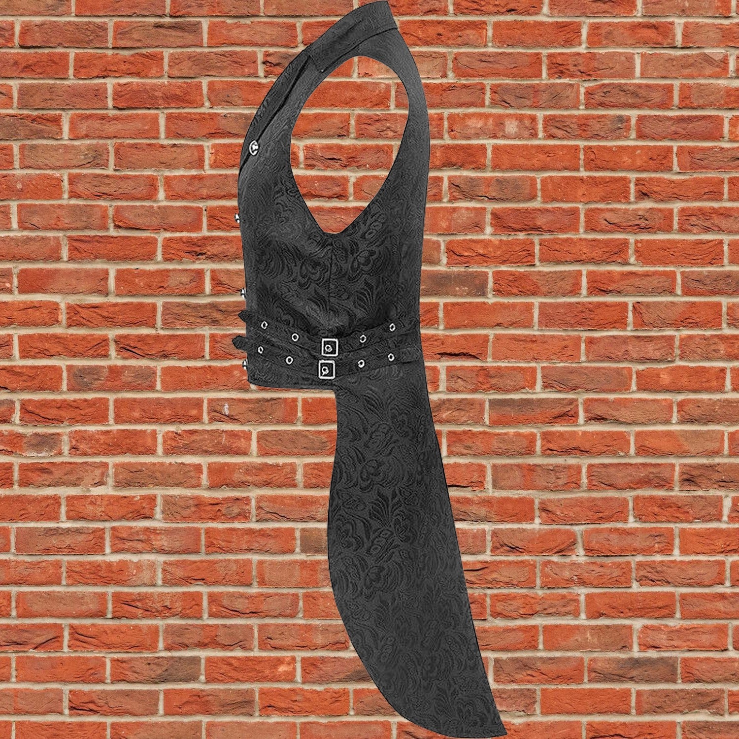 Mens Steampunk Vintage Tailcoat Jacket Gothic Victorian Frock Coat Uniform Coat