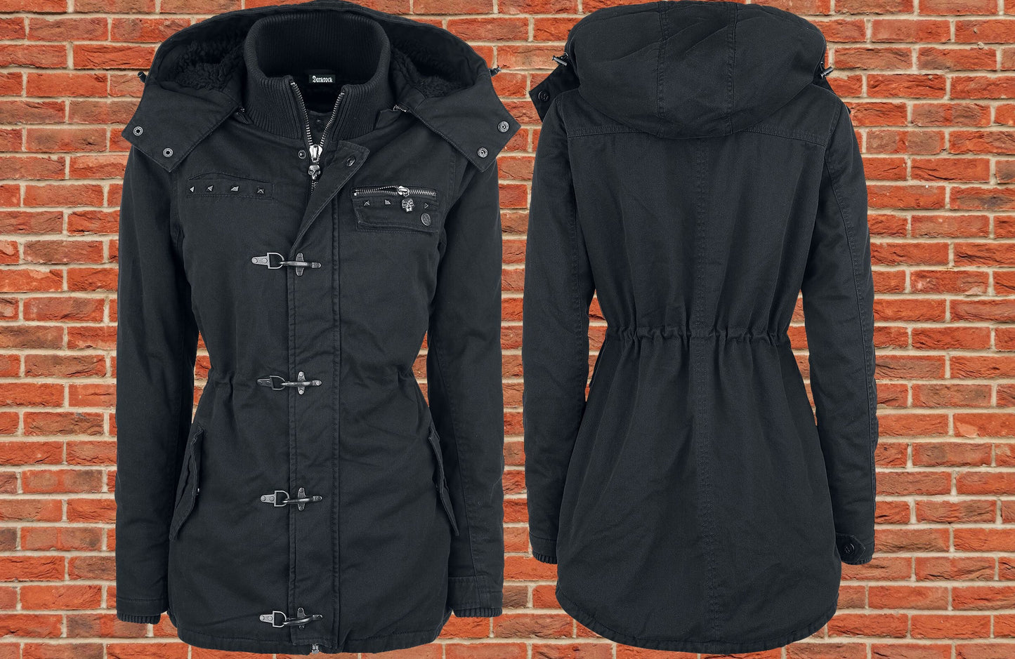Gothic Winter Jacket black