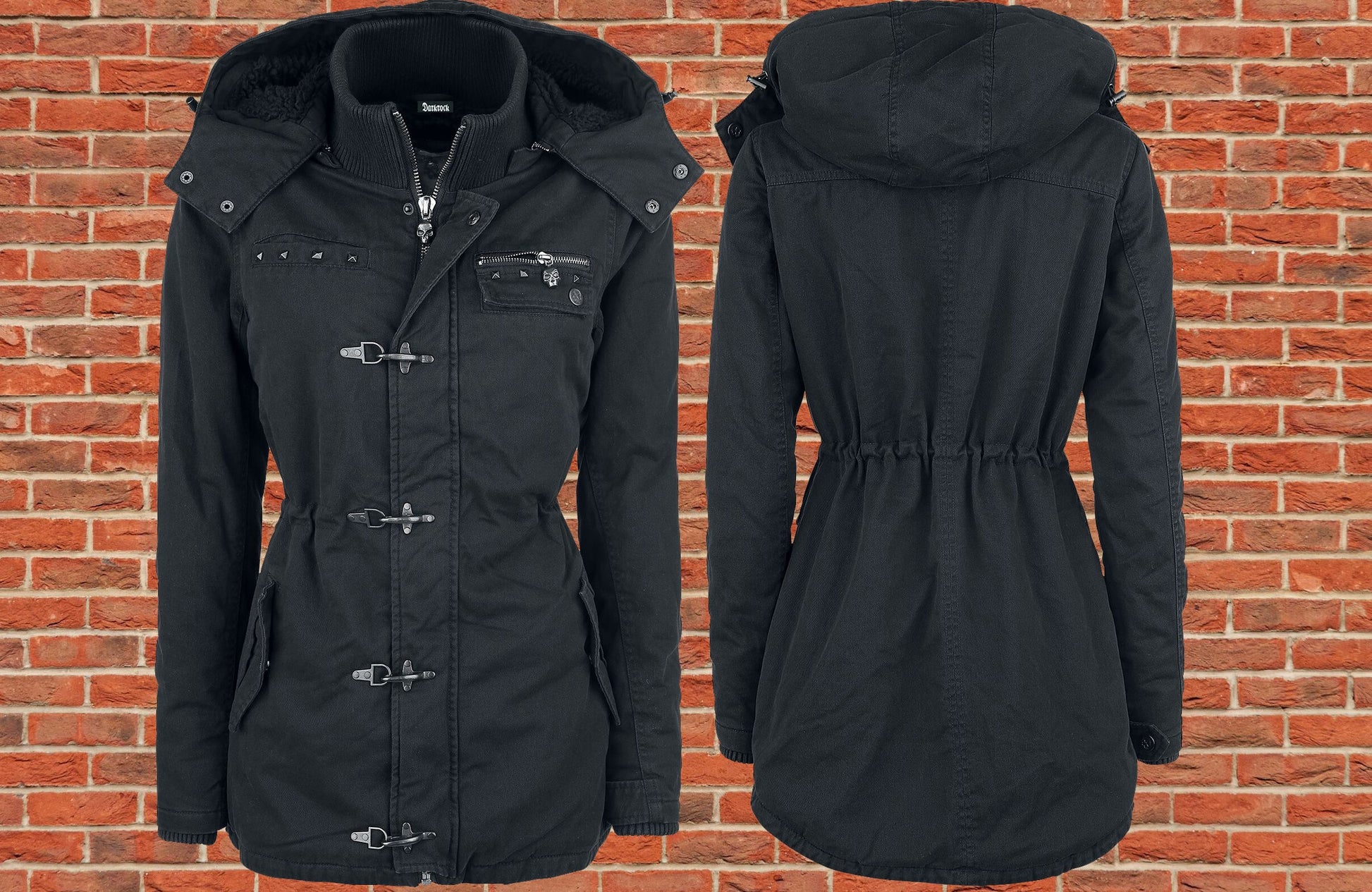 Gothic Winter Jacket black