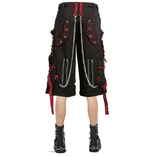EXTREME BONDAGE GOTHIC PUNK ROCKER CYBER GOTHIC BLACK STEAMPUNK BIKER SHORTS