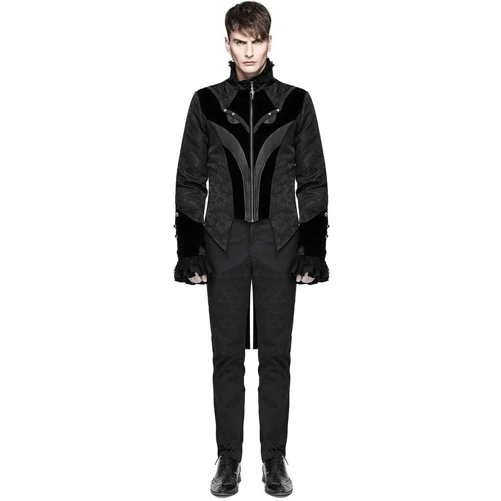 Gothic Mens Devil Fashion Cavendish Gothic Regency Tailcoat Jacket