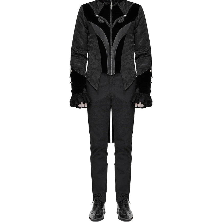 Gothic Mens Devil Fashion Cavendish Gothic Regency Tailcoat Jacket