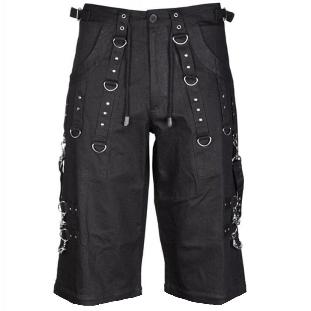 Gothic Mens Gothic Paimon Bondage Shorts