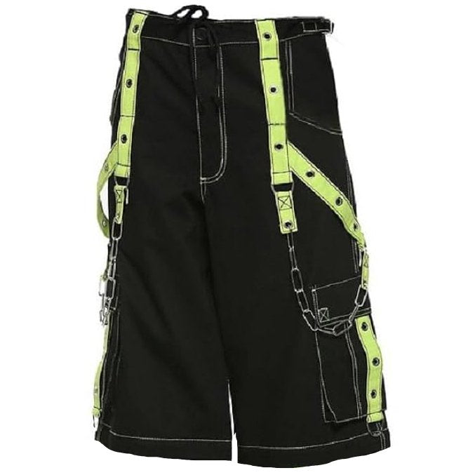 Prime Quality Handmade Gothic Bondage Alternative Punk Rock Limelight Symbol Emo Shorts