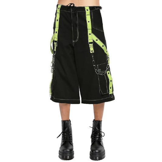 Prime Quality Handmade Gothic Bondage Alternative Punk Rock Limelight Symbol Emo Shorts