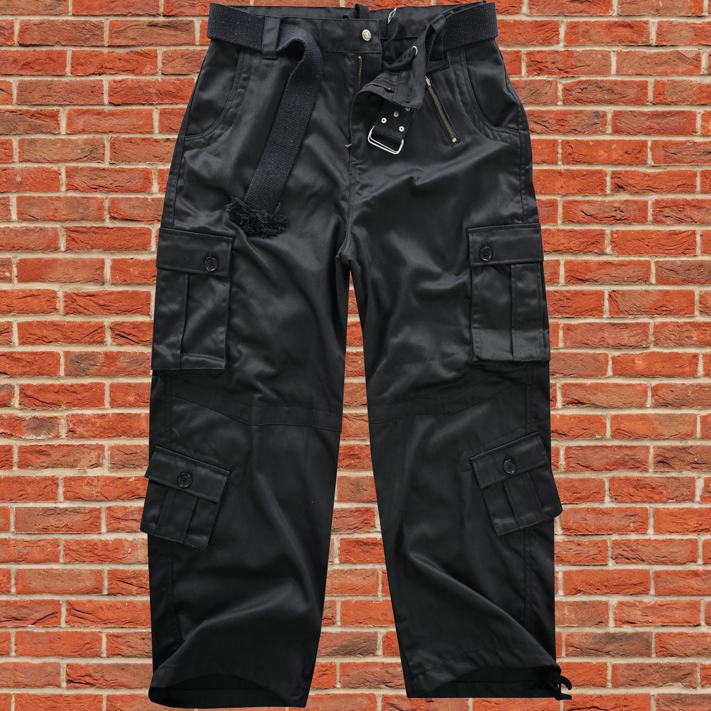 AKARMY Men's Cotton Casual Military Army Camo Combat Work Cargo Pants with 8 Pockets