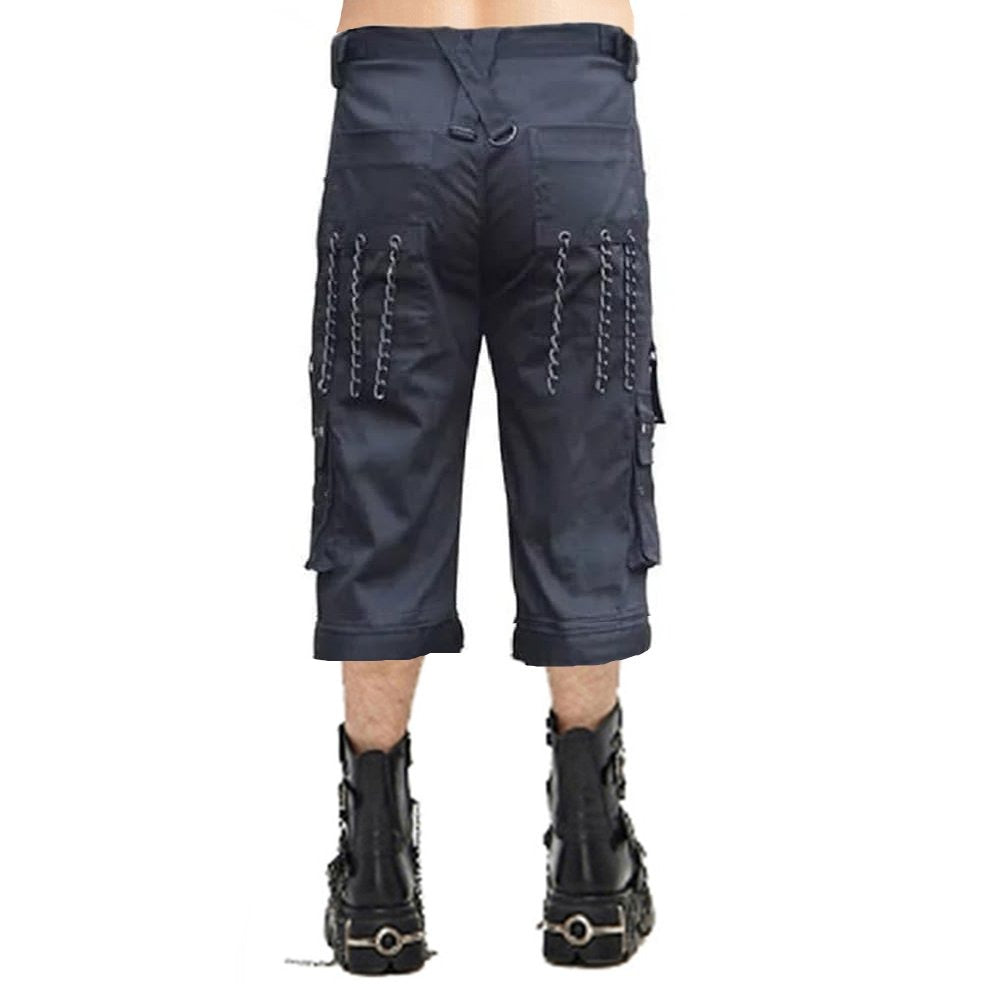 Prime Quality Mens Gothic Bondage Alternative Punk Rock Emo Shorts