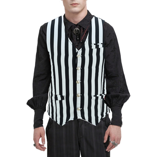 Premium Men's Designer Stylish Casual Brocade White Vest /Usa Sizes