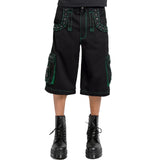 Men Bondage Trouser Gothic Transformer Baggy Shorts Trouser Emo/Shorts/Usa