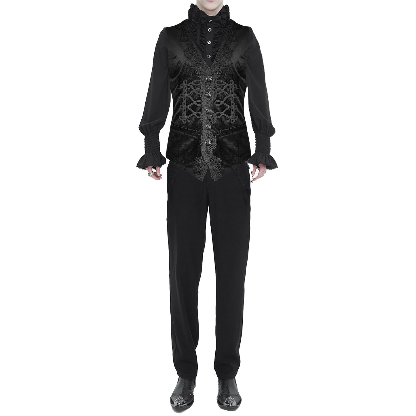 Men Herringbone Wool Blend Tweed Vest Premium Black Waistcoat Suit Vest V Neck Slim Fit Waistcoat/USA