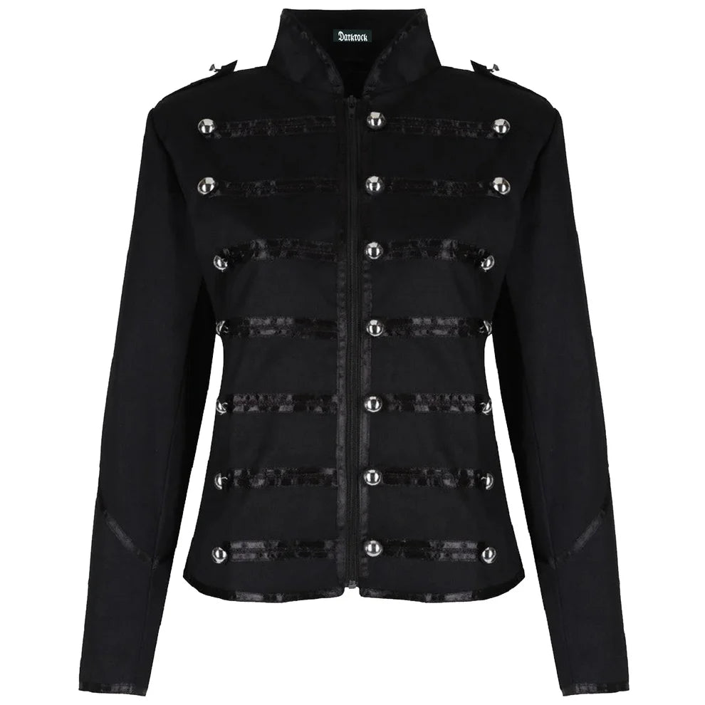 Women's Steampunk Military Punk Parade Jacket