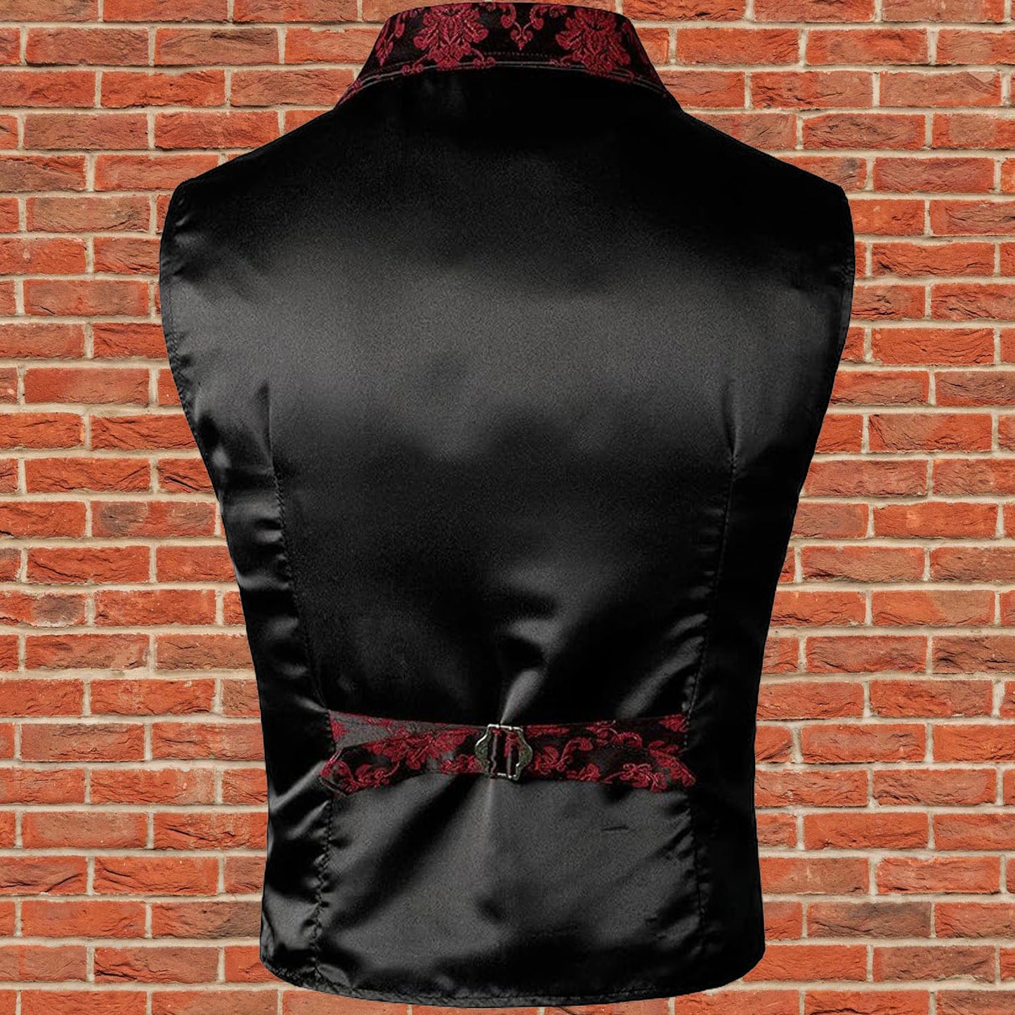 Gothic Men's Victorian Suit Vest Steampunk Waistcoat