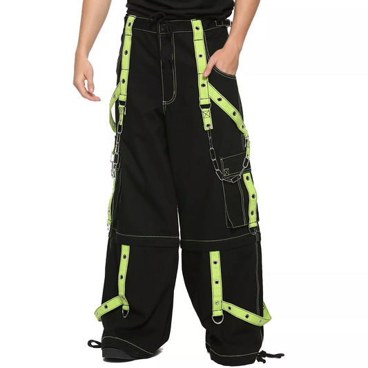 Prime Quality Handmade Gothic Bondage Men Pant Alternative Punk Rock Limelight Symbol Emo Trouser Pant Shorts USA