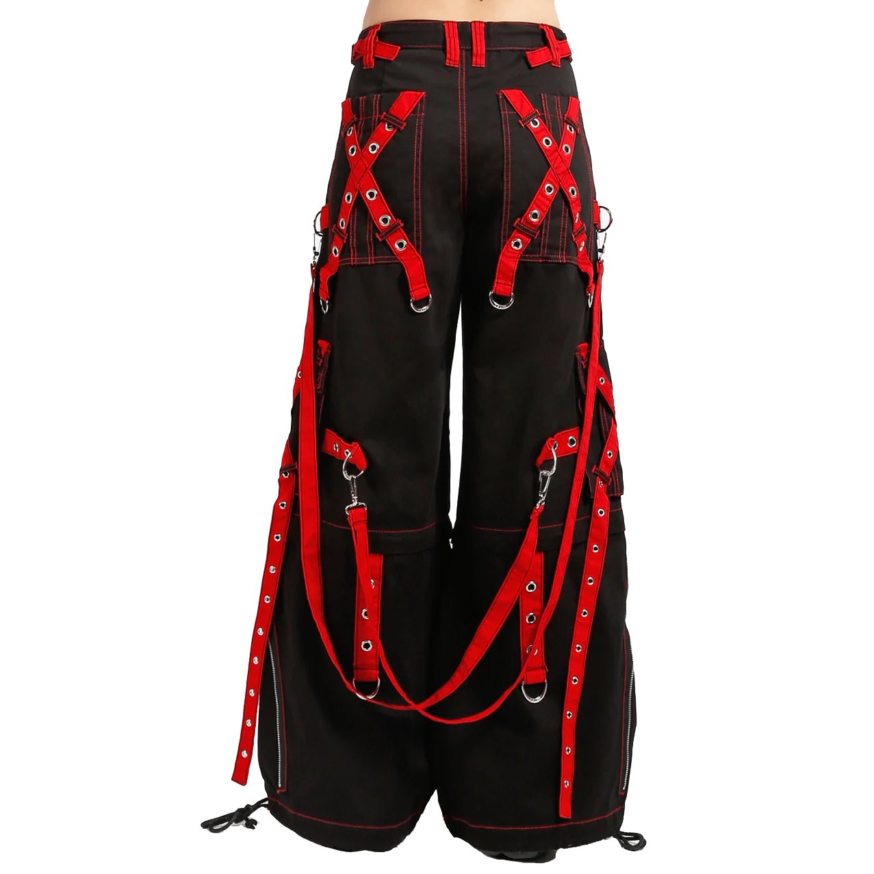 X-Strap Zip Off Pant Black/Red