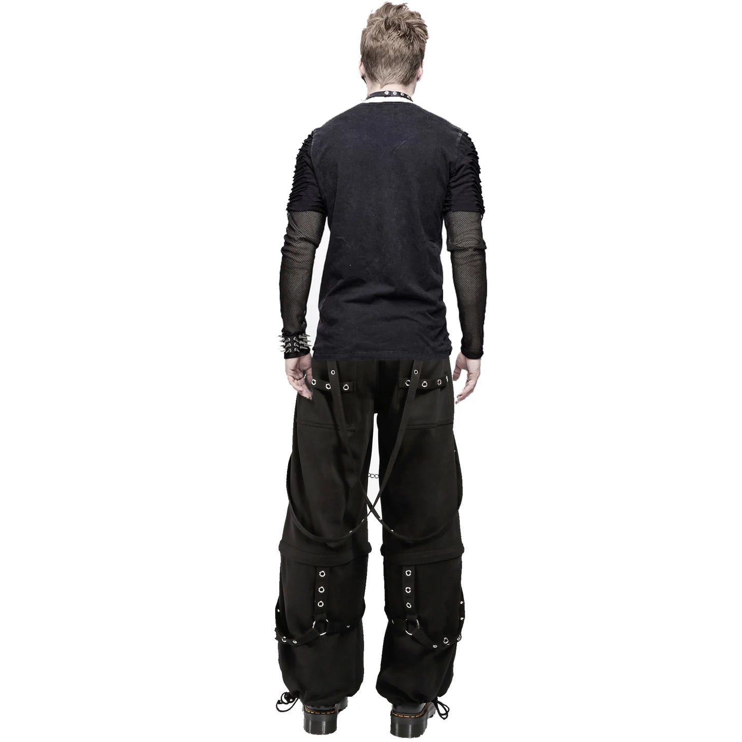 Mens Gothic Trip Pant Bondage Cyber Trip Pant Chain Techno Rock Punk Shorts Usa