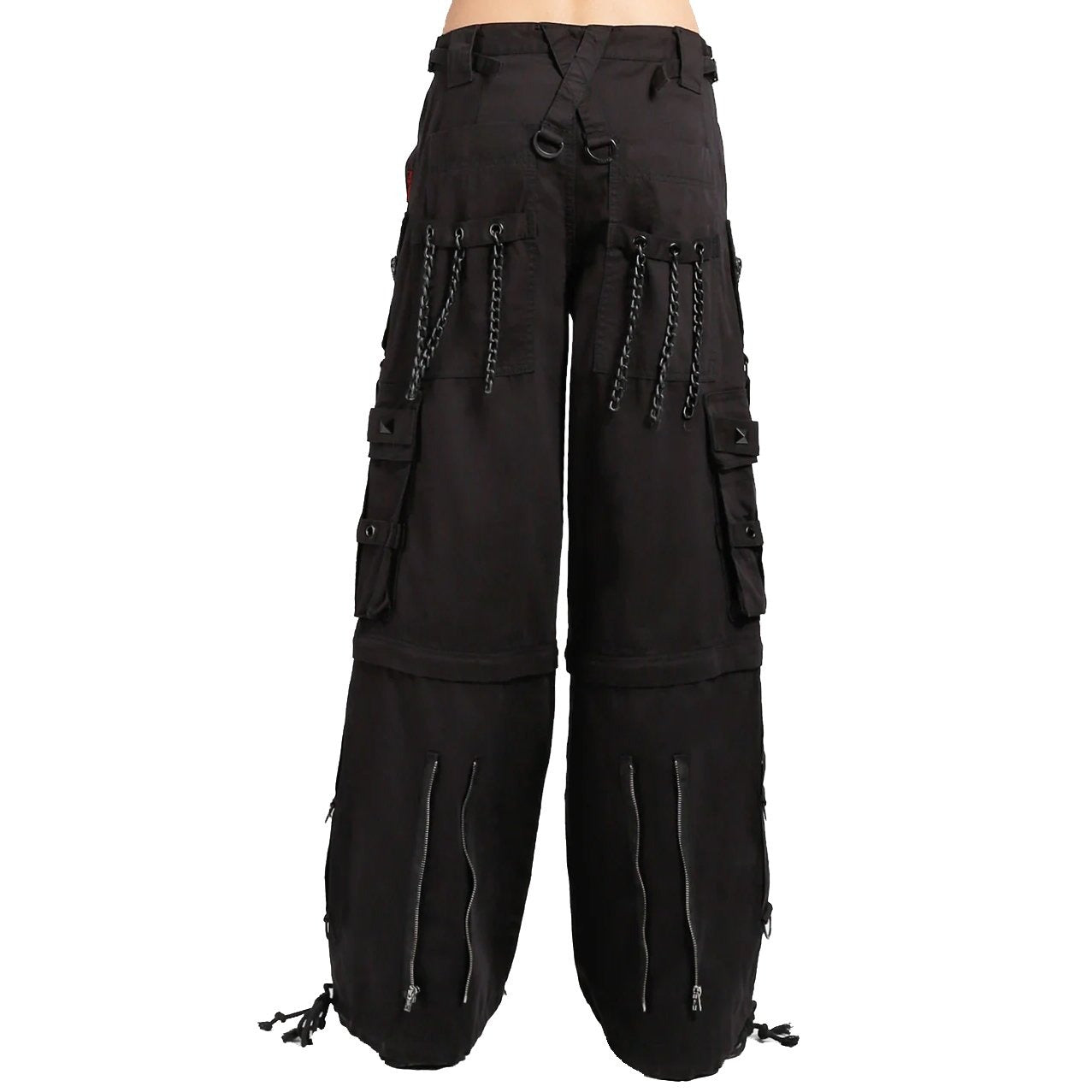 Women's Black Lock Up Prime Quality Handmade Gothic Bondage Pant Alternative Punk Rock Emo Trouser Shorts