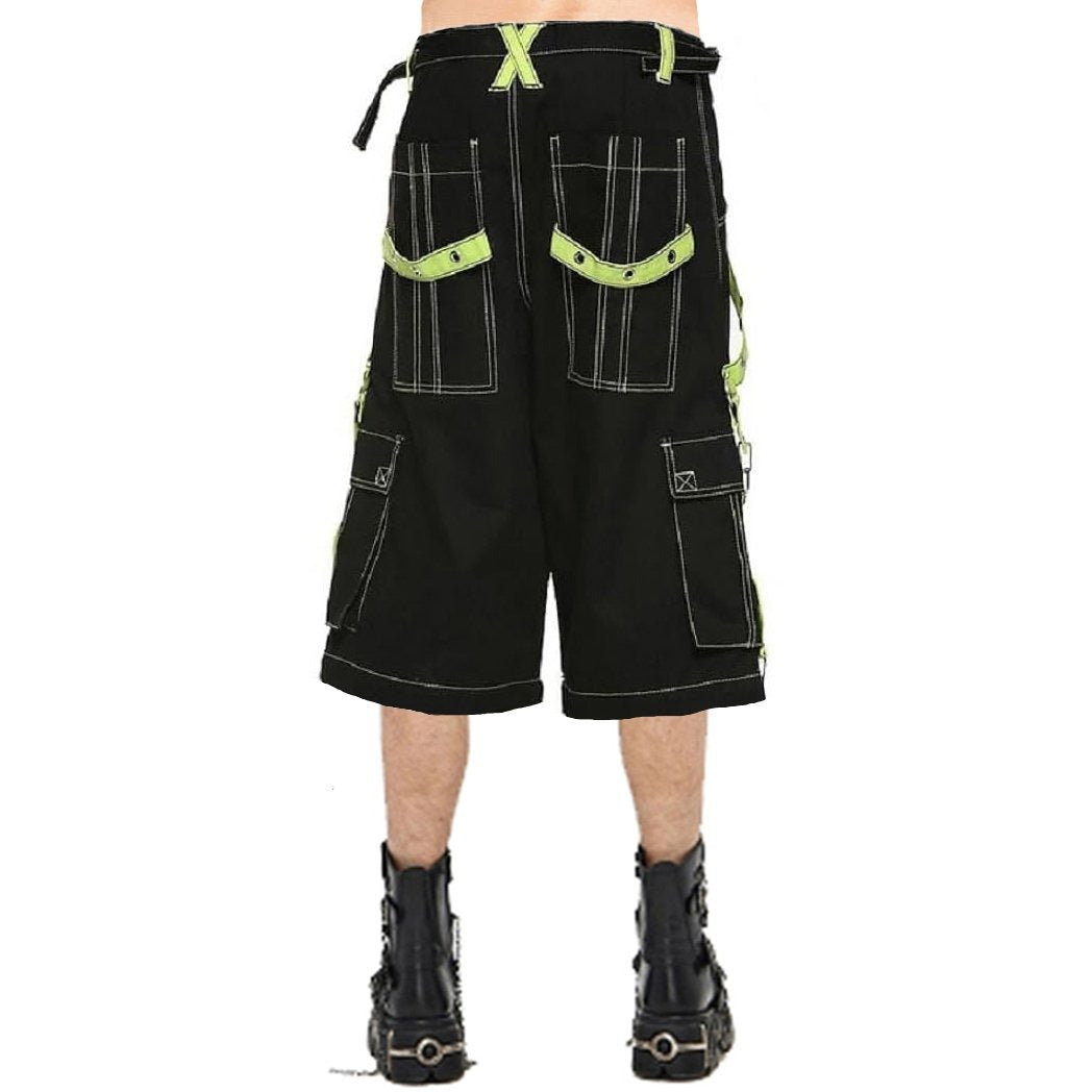 Prime Quality Handmade Gothic Bondage Alternative Punk Rock Limelight Symbol Emo Shorts