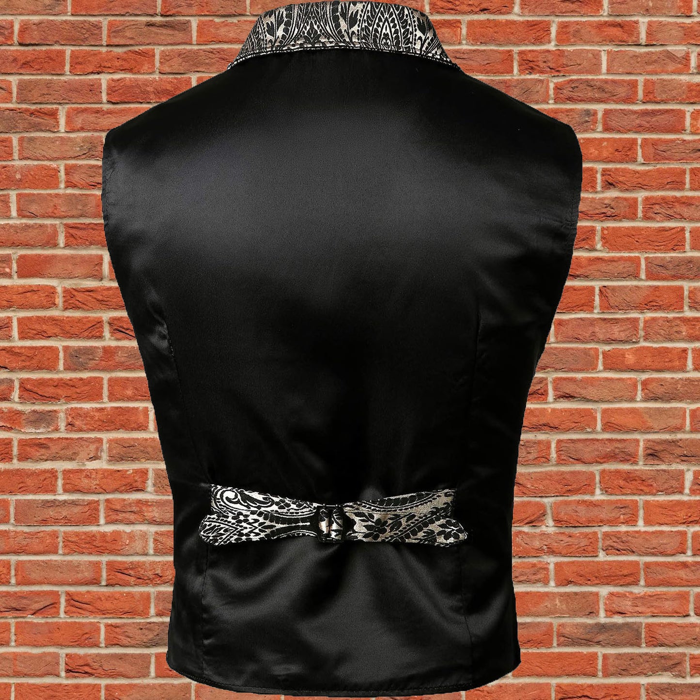 Gothic Men's Victorian Suit Vest Steampunk Waistcoat