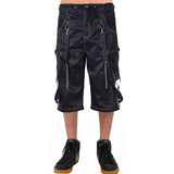 Gothic Bondage Black Big Skull Men's Alternative Punk Rock Emo Shorts/USA