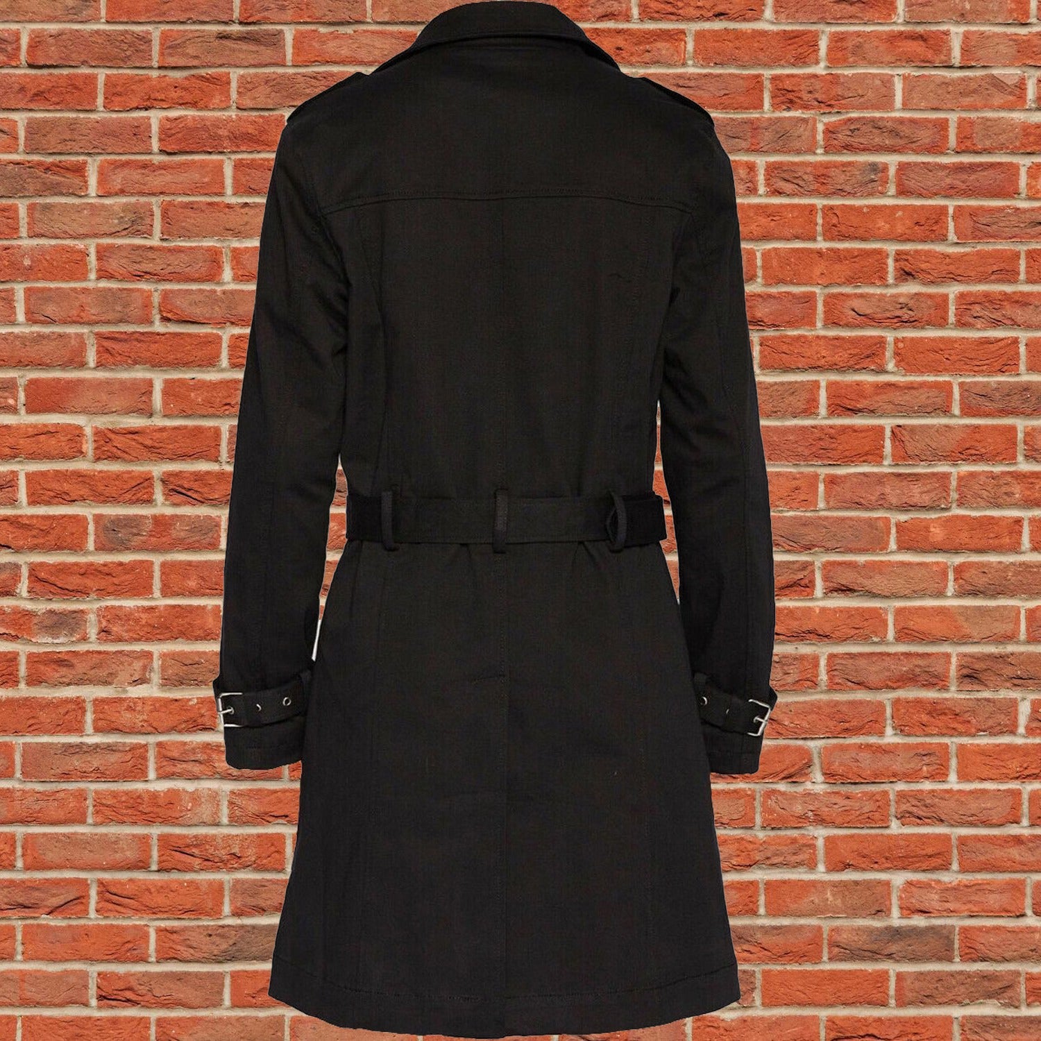 Gothic Spy Military Parade Band Army Gothic Jacket Coat Punk Rock Black Uniform