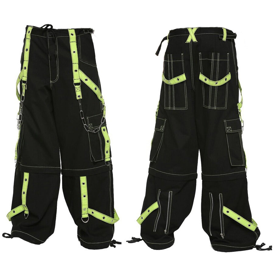 Prime Quality Handmade Gothic Bondage Men Pant Alternative Punk Rock Limelight Symbol Emo Trouser Pant Shorts USA