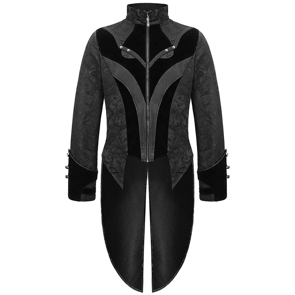 Gothic Mens Devil Fashion Cavendish Gothic Regency Tailcoat Jacket